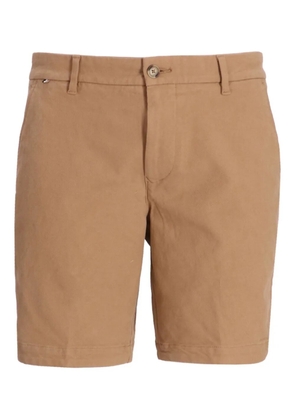 BOSS cotton flat-front shorts - Brown