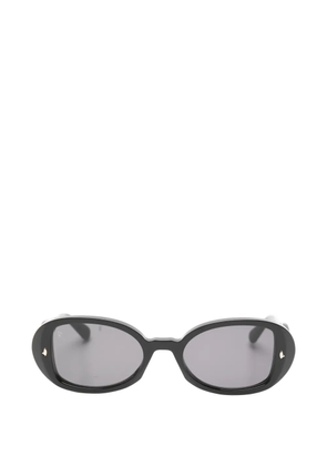 Sestini Eyewear Ventiquattro oval-frame sunglasses - Black