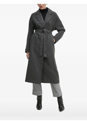 OUI belted double-breasted coat - Grey