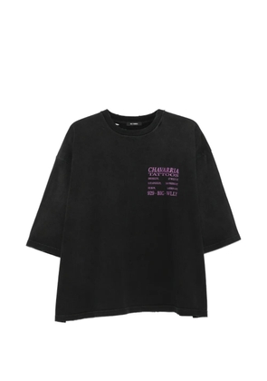Willy Chavarria graphic T-shirt - Black