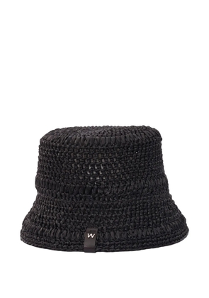 Weekend Max Mara woven sun hat - Black