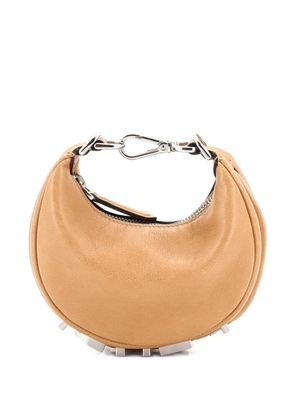 Fendi Pre-Owned Fendigraphy Bag Leather Nano hobo bag - Brown