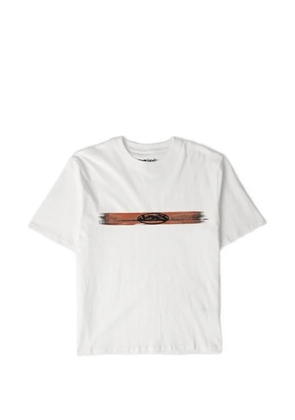 YARDSALE Cool Waters logo-print T-shirt - White