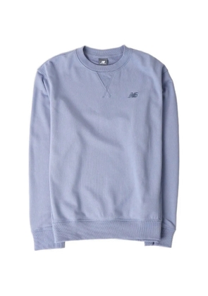 New Balance logo embroidery crew-neck sweater - Blue