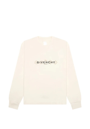 Givenchy printed long-sleeve T-shirt - Neutrals