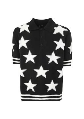 Balmain star-motif polo top - Black