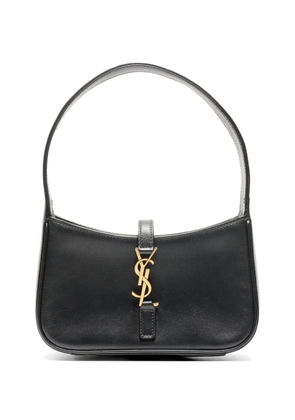 Saint Laurent Pre-Owned 2022 logo leather hobo bag - Black