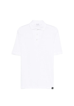 Gran Sasso logo-patch polo shirt - White