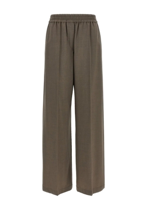 Brunello Cucinelli elastic-waistband trousers - Grey