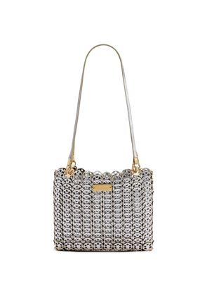 Rabanne Iconic Nano 1969 reversible shoulder bag - Gold