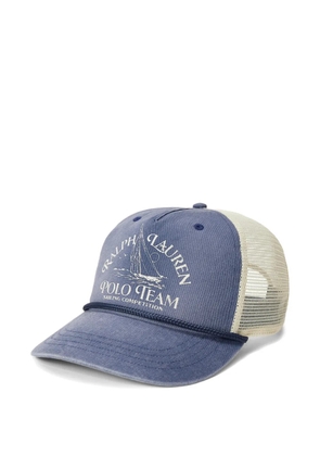 Polo Ralph Lauren printed trucker cap - Blue