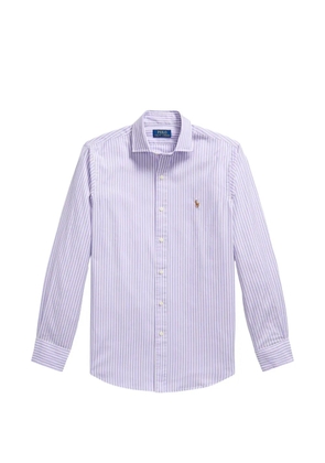Polo Ralph Lauren striped embroidery shirt - Purple