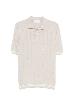 Gran Sasso striped-detail polo shirt - Neutrals