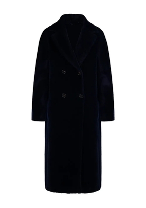 'S Max Mara alpaca wool-blend double-breasted coat - Blue