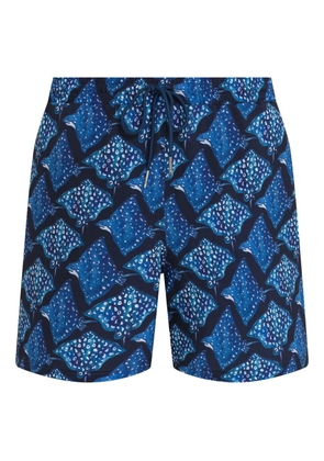 Lygia & Nanny Gil printed swim shorts - Blue