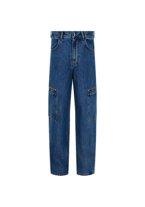 Givenchy zip-detail cargo pants - Blue