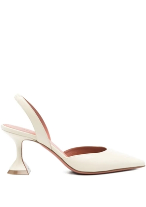 Amina Muaddi 90mm Holli pumps - Neutrals