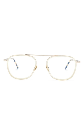 Moscot Fanagle pilot-frame glasses - Brown