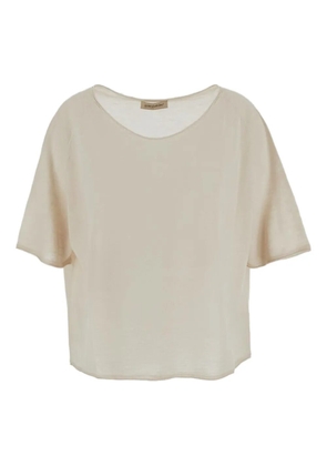 Gentry Portofino fine-knit T-shirt - Neutrals