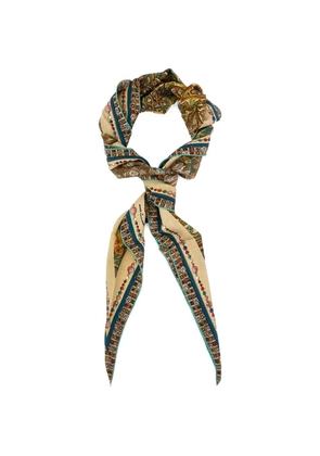 Pierre-Louis Mascia patterned scarf - Neutrals