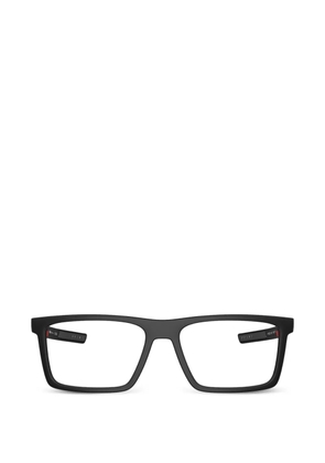Prada Linea Rossa rectangle glasses - Black