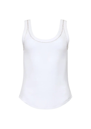 Cinq A Sept Wilma embellished tank top - White