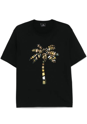 PS Paul Smith palm tree-print T-shirt - Black