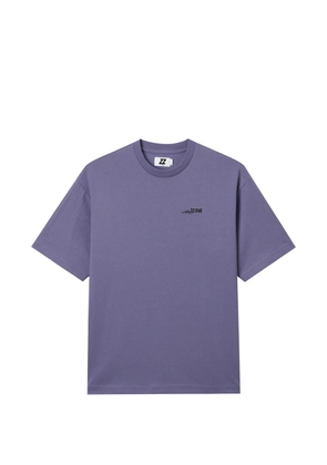 izzue logo-print T-shirt - Purple