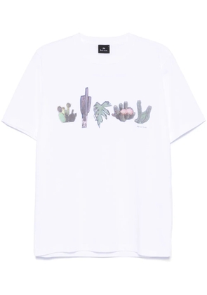 PS Paul Smith cactus-print T-shirt - White