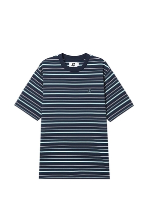 izzue striped-pattern T-shirt - Blue
