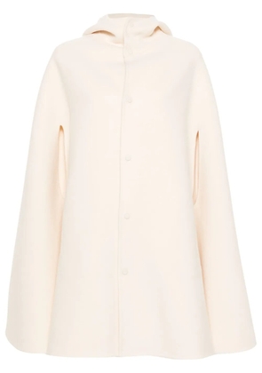 Fabiana Filippi wool cape - Neutrals