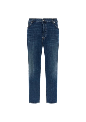Department 5 Drake contrast-stitching cropped jeans - Blue
