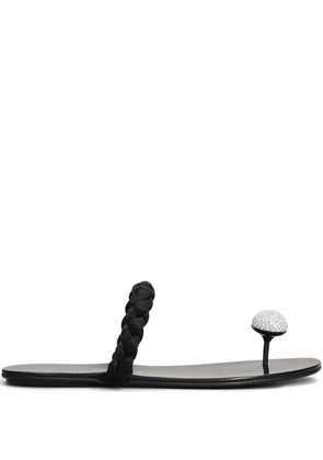 Pedro Garcia Pipa flat sandals - Black