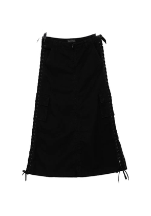 Balenciaga cargo drawstring skirt - Black