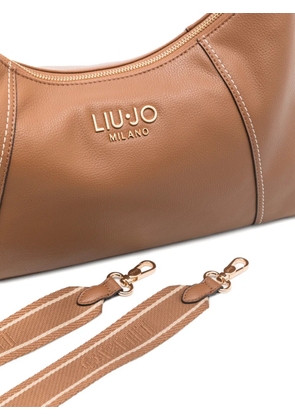 LIU JO Trepida logo-detail shoulder bag - Brown
