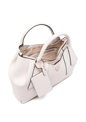 GUESS USA triangle-logo tote bag - Neutrals