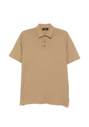 Zanone buttoned polo shirt - Neutrals
