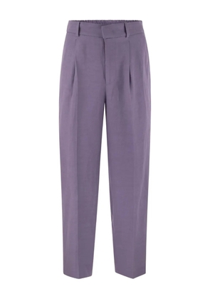 PT Torino Daisy pleated trousers - Purple