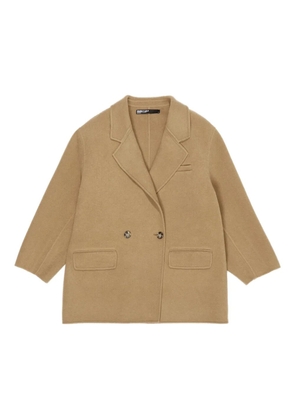 Bimba y Lola long-sleeve double-breasted coat - Brown