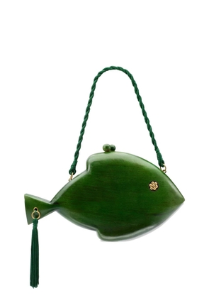 Simon Miller fish-shape clutch bag - Green