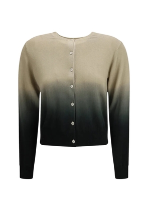 MIRROR IN THE SKY button-fastening cardigan - Neutrals