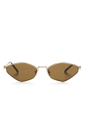 Miu Miu Eyewear geometric-frame sunglasses - Gold