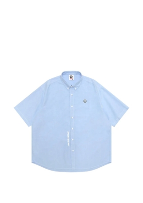 AAPE BY *A BATHING APE® logo shirt - Blue
