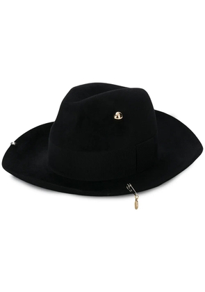 Ruslan Baginskiy embellished fedora hat - Black