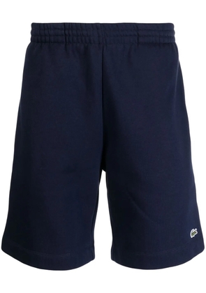 Lacoste logo-patch track shorts - Blue