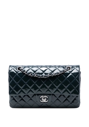 CHANEL Pre-Owned 2014 Medium Classic Patent Double Flap shoulder bag - Blue