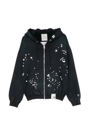Maison MIHARA YASUHIRO stud-embellished hoodie - Black