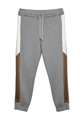 Brunello Cucinelli drawstring-waist track pants - Grey