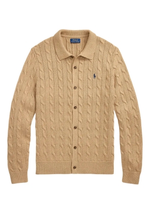 Polo Ralph Lauren cable-knit button-up cardigan - Neutrals
