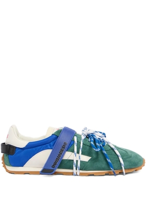 DSQUARED2 maple leaf strap sneakers - Green